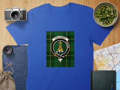 Physical Item S / Royal Galloway Clan Scottish Tartan Crest Unisex T-Shirt