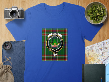 Physical Item S / Royal Gayre Clan Scottish Tartan Crest Unisex T-Shirt