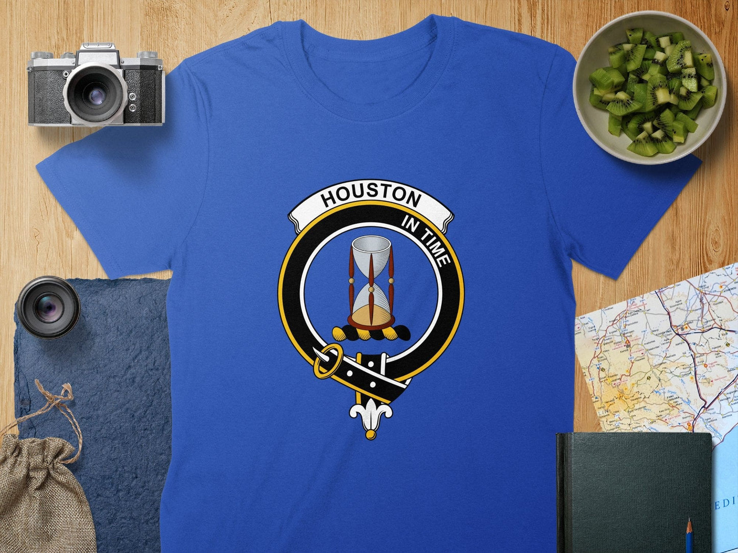 Physical Item S / Royal Houston Clan Crest em T-Shirt Scottish Unisex T-Shirt