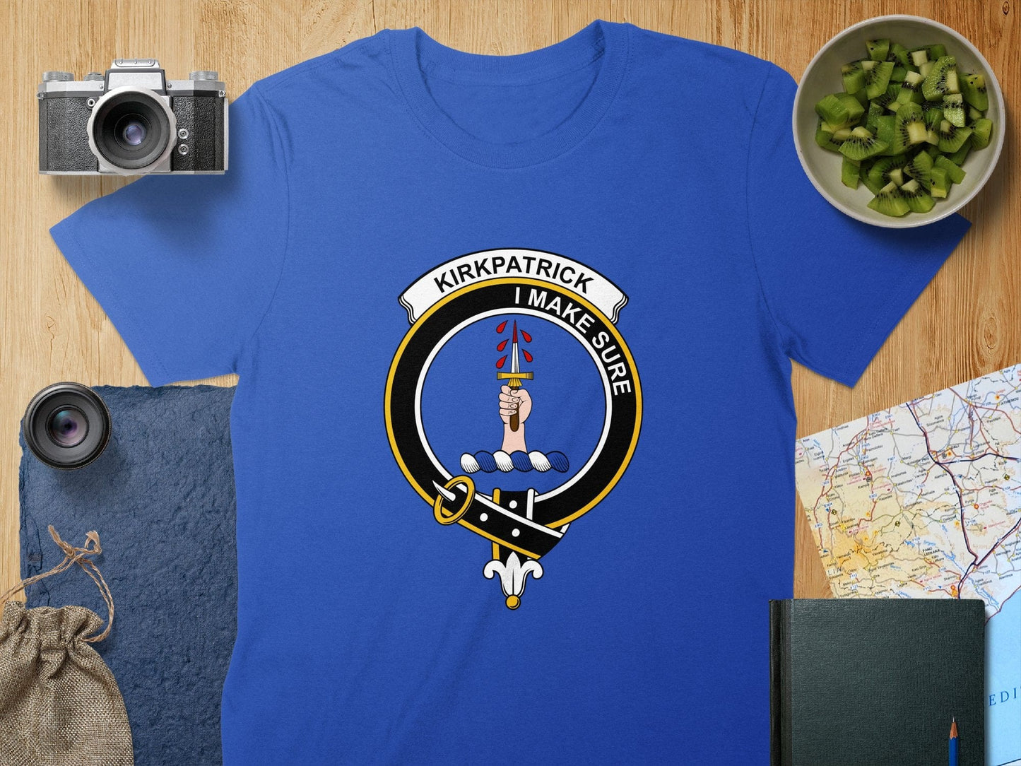 Physical Item S / Royal Kirkpatrick Clan Crest Scottish Traditional Unisex T-Shirt