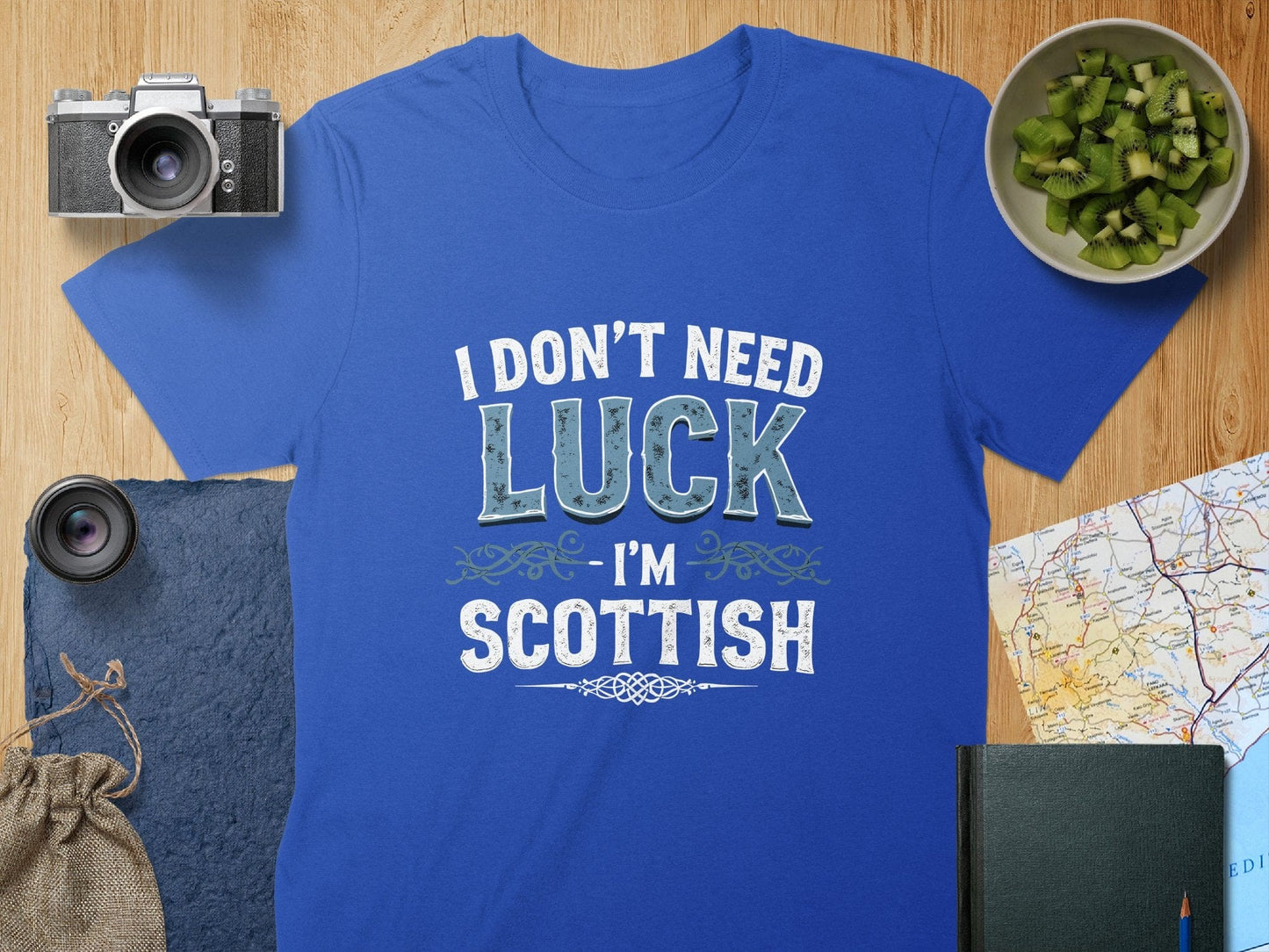 Physical Item S / Royal Scottish Pride I Don't Need Luck I'm Scottish T-Shirt