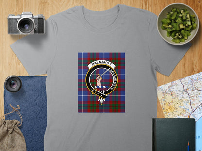 Physical Item S / Sport Grey Dalmahoy Clan Scottish Tartan Crest Unisex T-Shirt