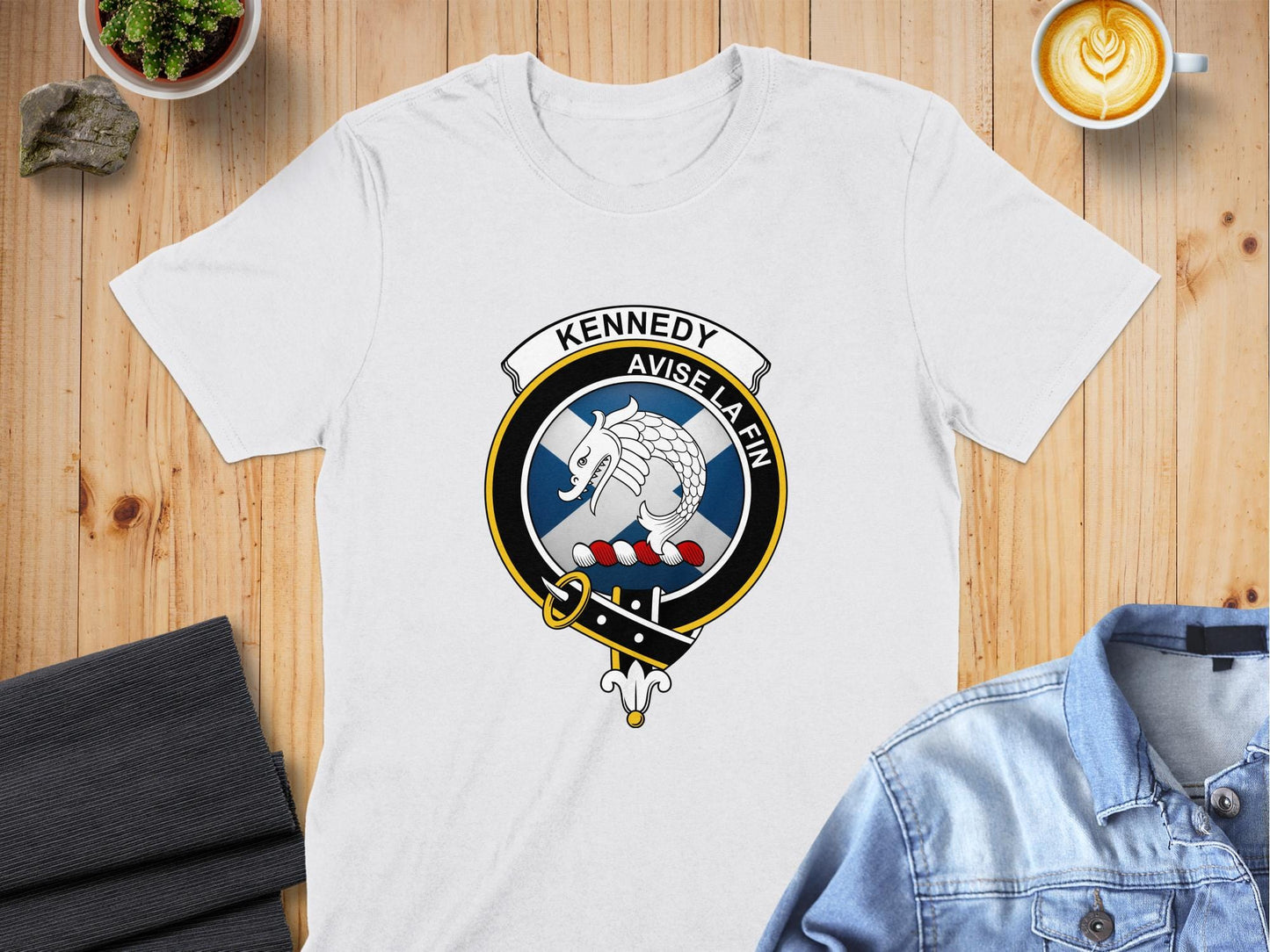 Physical Item S / Sport Grey Kennedy Avise La Fin Crest Unisex T-Shirt