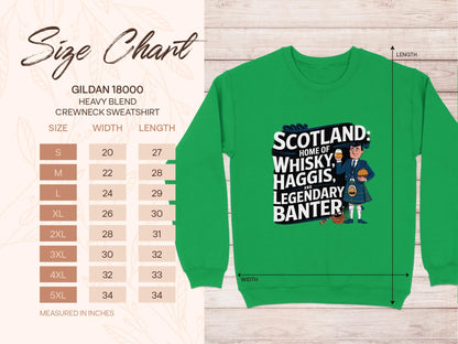 Physical Item Scotland Whisky Haggis and Banter Themed Sweatshirts