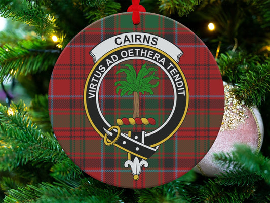 Physical Item Scottish Cairns Clan Crest Christmas Tree Ornaments