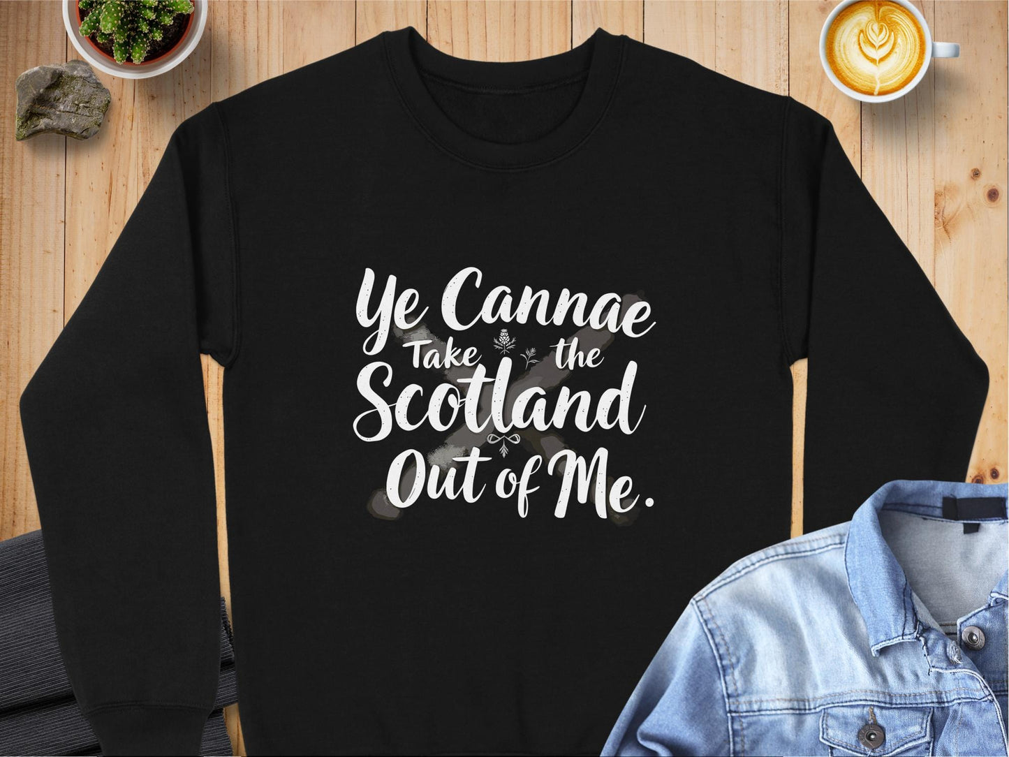 Physical Item Sweatshirts / S / Black Scottish Pride Statement T-Shirt Sweatshirt