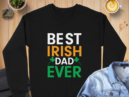 Physical Item Sweatshirts / S / Black Unisex Irish Ever Shamrock Tee or Hoodie t-shirt sweatshirt