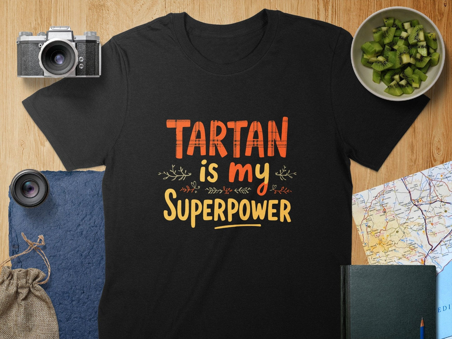 Physical Item T-Shirts / S / Black Show Your Power with Tartan is My Superpower T-shirt Sweatshirt