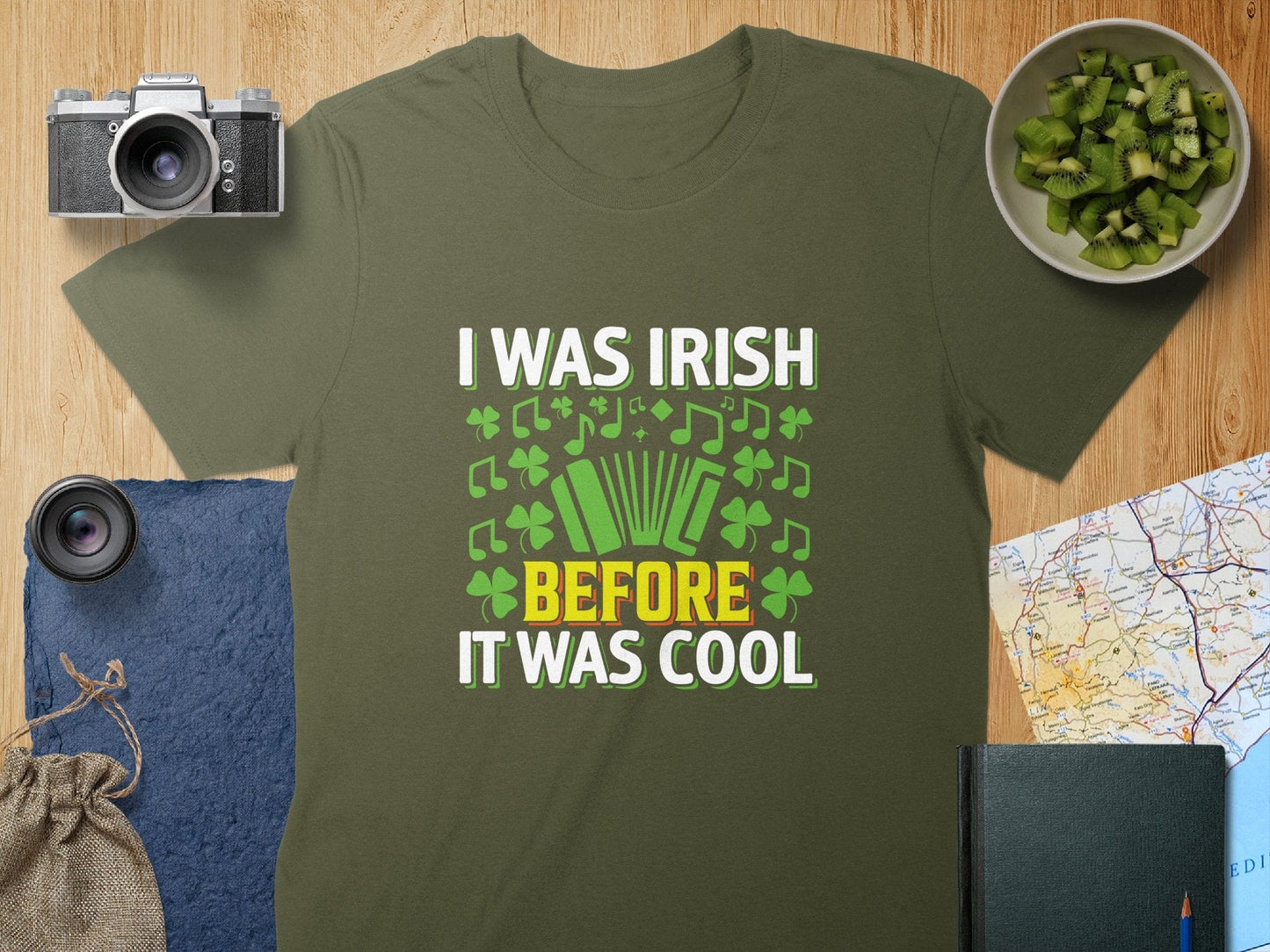 Physical Item T-Shirts / S / Military Green Unisex I Was Irish Before It Was Cool t-shirt sweatshirt