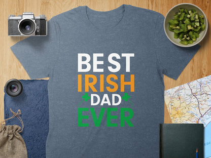 Physical Item T-Shirts / S / Navy Heather Unisex Irish Ever Shamrock Tee or Hoodie t-shirt sweatshirt