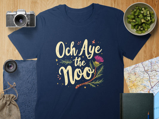 Physical Item T-Shirts / S / Navy Och Aye the Noo Scottish Pride Unisex T-Shirt Sweatshirt