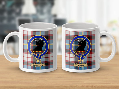 Physical Item Torrance Clan Scottish Tartan Crest Mug