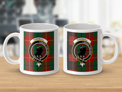 Physical Item Turnbull Clan Scottish Tartan Crest Mug