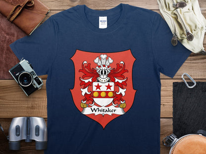 Physical Item Whitaker Coat of Arms Family Crest T-Shirt