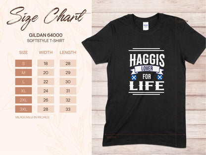 Proud Haggis Lover for Life Custom Design T-Shirt