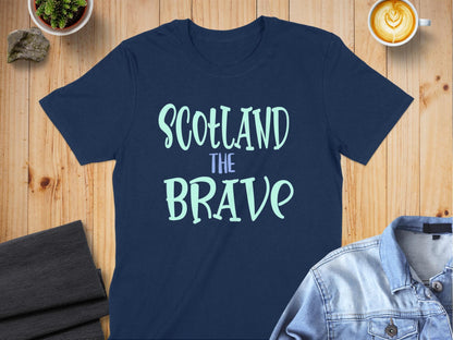 Scotland The Brave Graphic Print T-Shirt