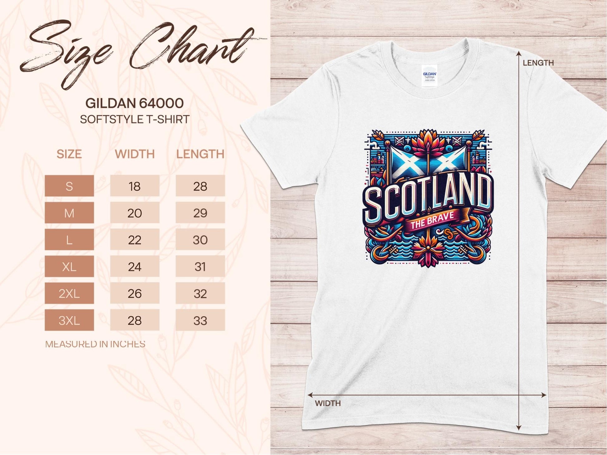 Scotland The Brave T-Shirt