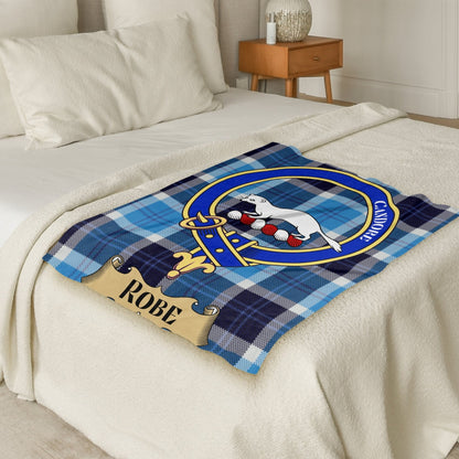 Scottish Clan Candore Tartan Throw Blanket