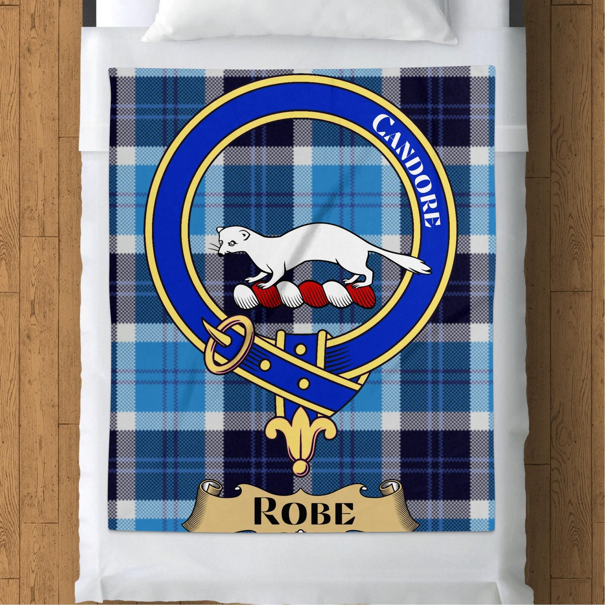 Scottish Clan Candore Tartan Throw Blanket