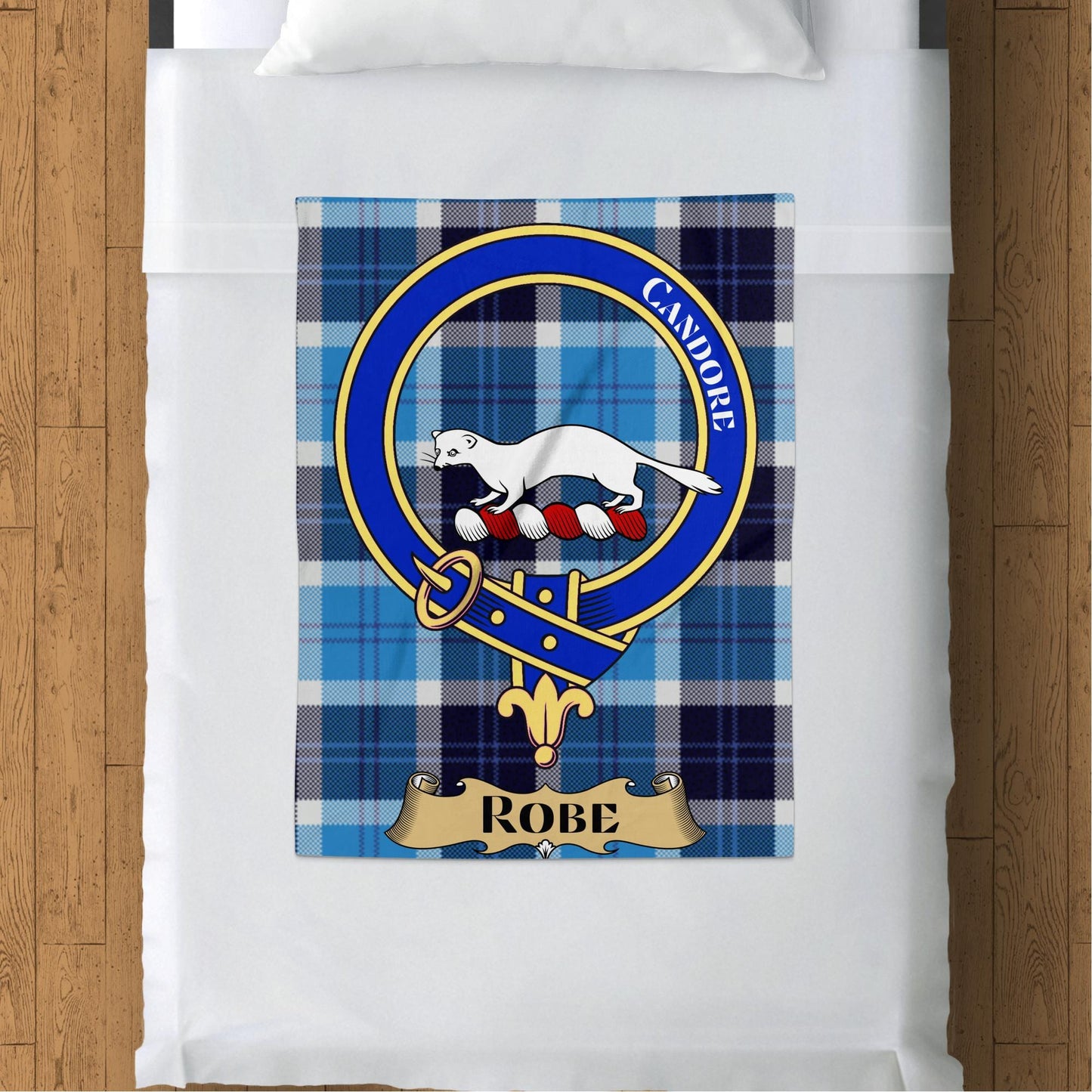 Scottish Clan Candore Tartan Throw Blanket