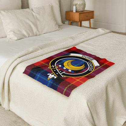 Scottish Clan Durie Crest Tartan Blanket