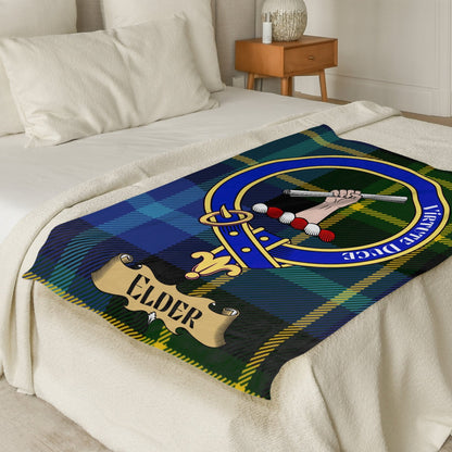 Scottish Clan Elder Virtute Duce Tartan Blanket