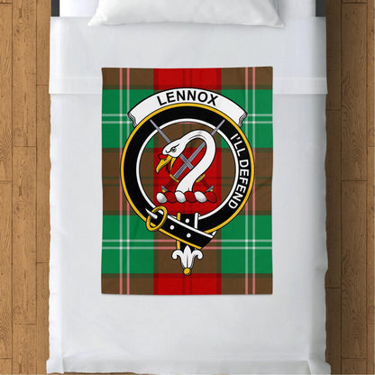 Scottish Clan Lennox I'll Defend Tartan Blanket