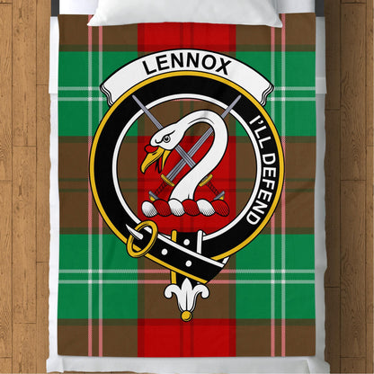 Scottish Clan Lennox I'll Defend Tartan Blanket