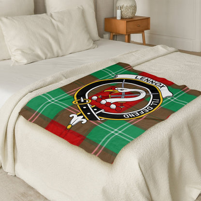 Scottish Clan Lennox I'll Defend Tartan Blanket