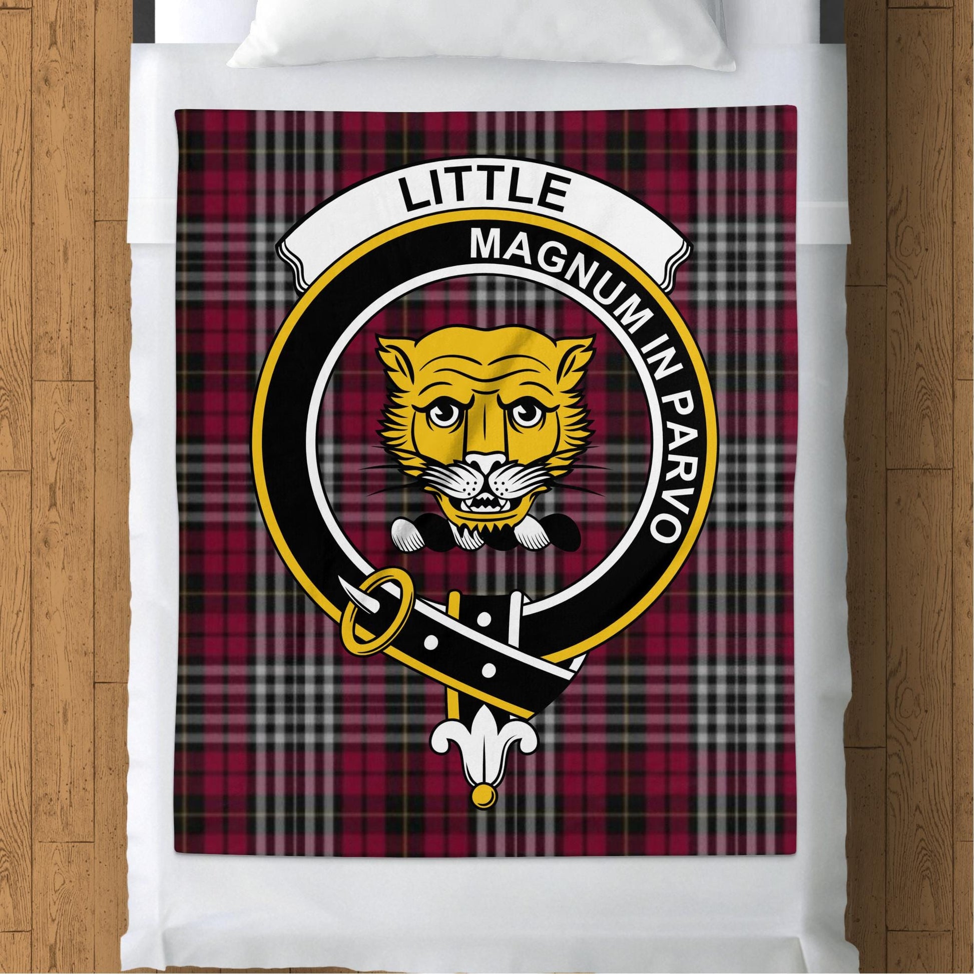 Scottish Clan Little Crest Tartan Blanket