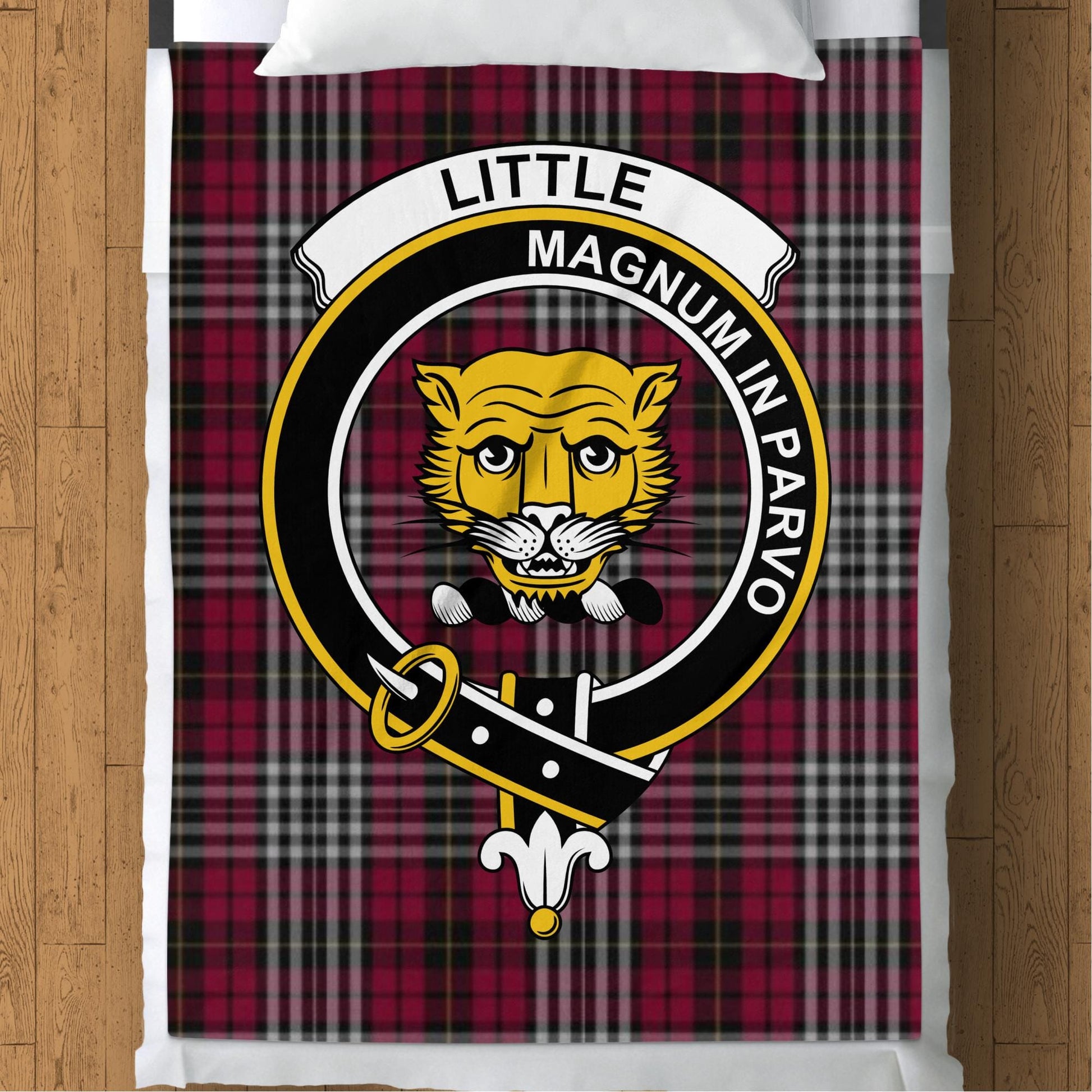 Scottish Clan Little Crest Tartan Blanket