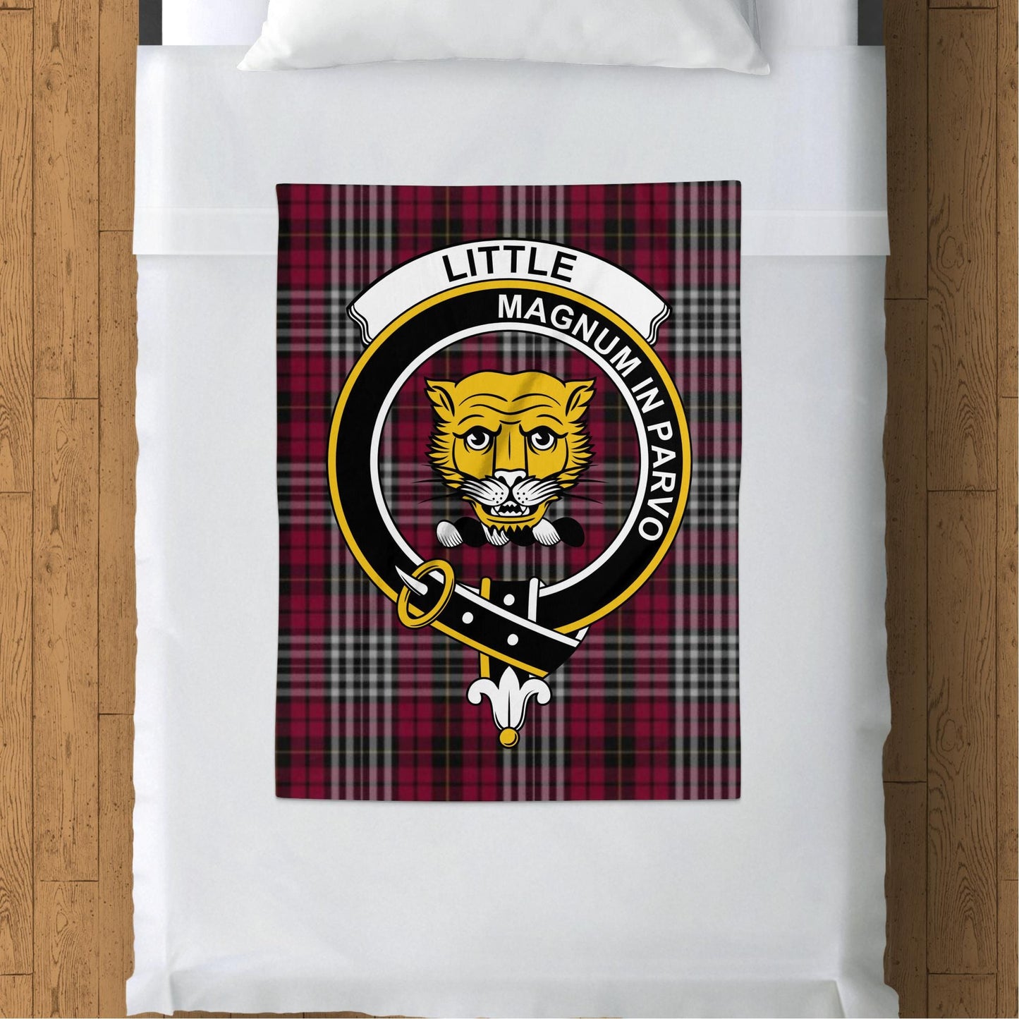 Scottish Clan Little Crest Tartan Blanket