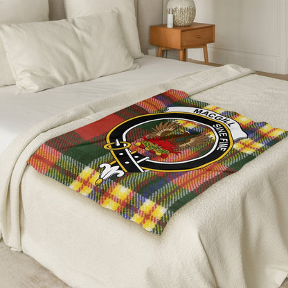 Scottish Clan MacGill Crest Tartan Blanket