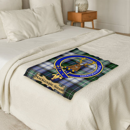 Scottish Clan MacKenzie Shaw Perseverando Blanket