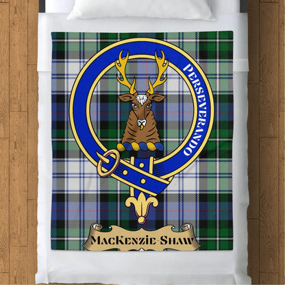 Scottish Clan MacKenzie Shaw Perseverando Blanket