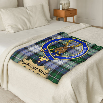 Scottish Clan MacKenzie Shaw Perseverando Blanket