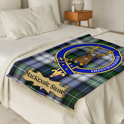 Scottish Clan MacKenzie Shaw Perseverando Blanket