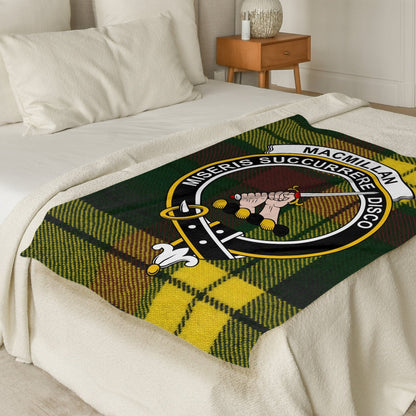 Scottish Clan Macmillan Tartan Throw Blanket