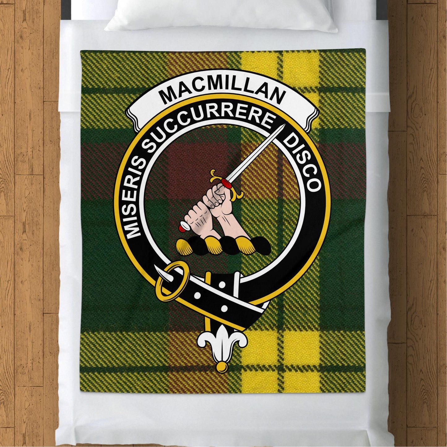 Scottish Clan Macmillan Tartan Throw Blanket