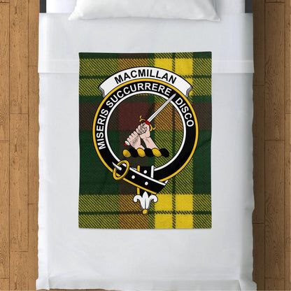 Scottish Clan Macmillan Tartan Throw Blanket