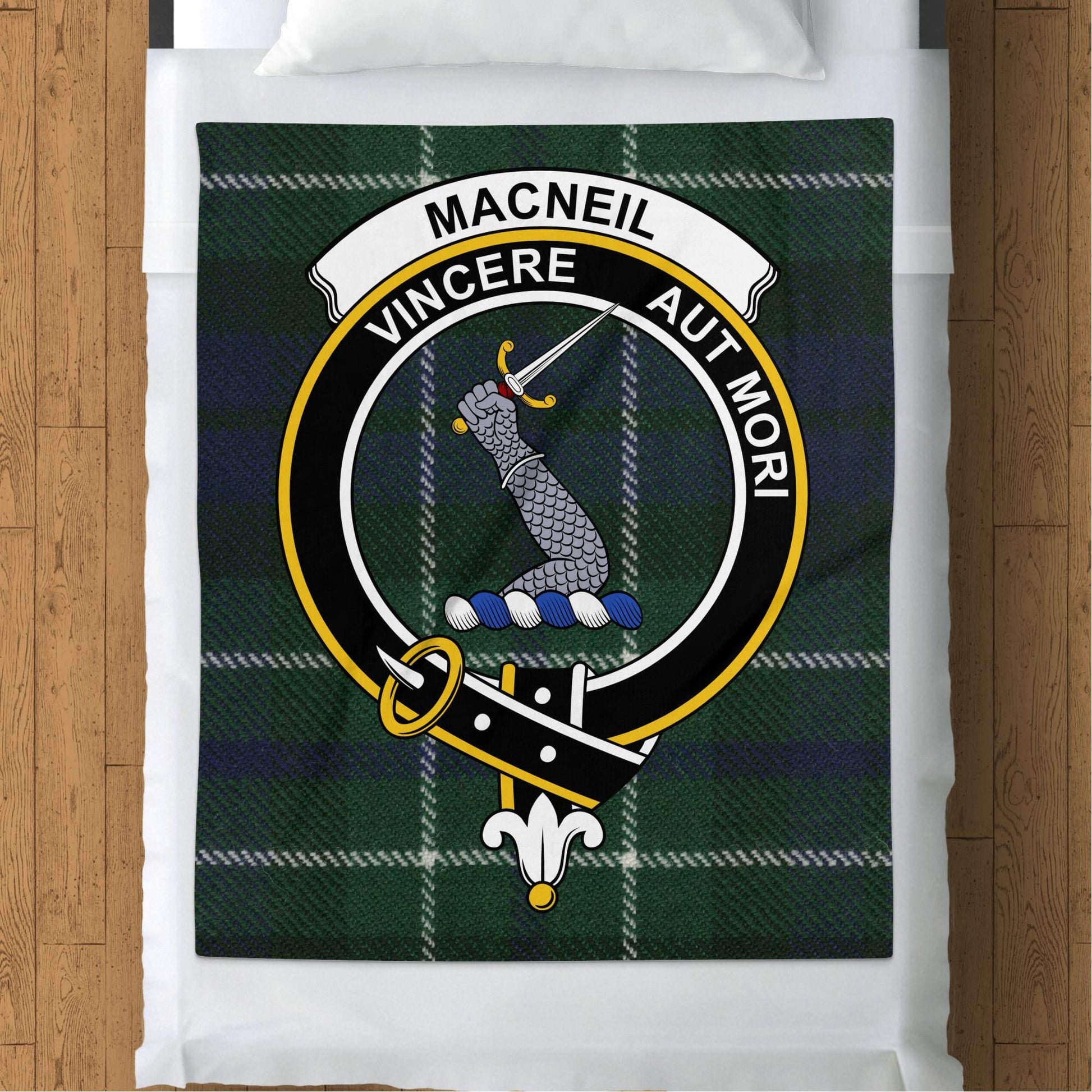 Scottish Clan MacNeil Tartan Throw Blanket