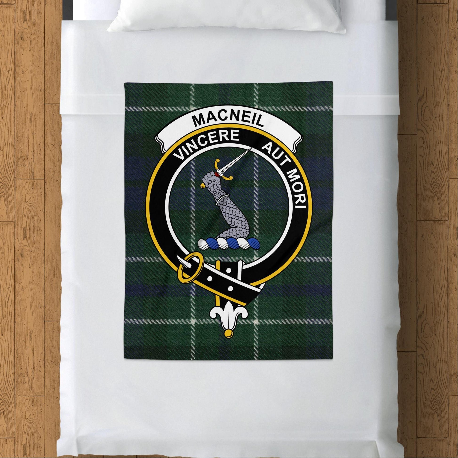 Scottish Clan MacNeil Tartan Throw Blanket