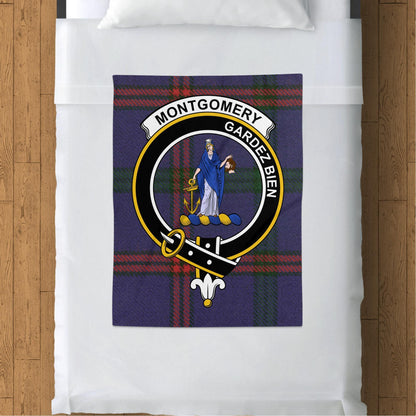 Scottish Clan Montgomery Gardez Bien Tartan Blanket