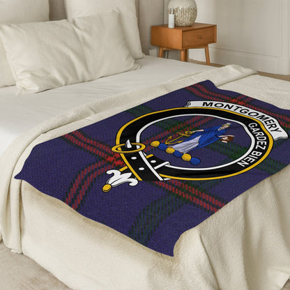 Scottish Clan Montgomery Gardez Bien Tartan Blanket