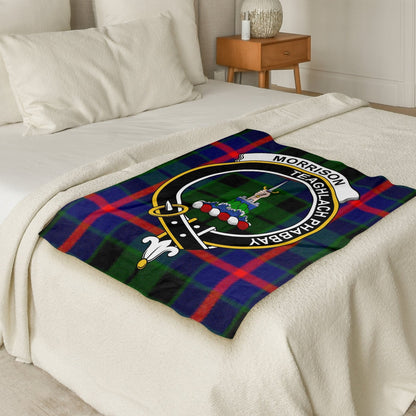 Scottish Clan Morrison Tartan Throw Blanket