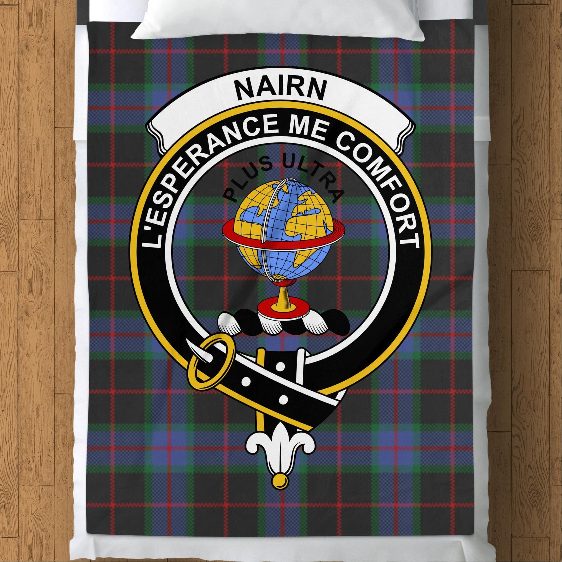 Scottish Clan Nairn Tartan Throw Blanket