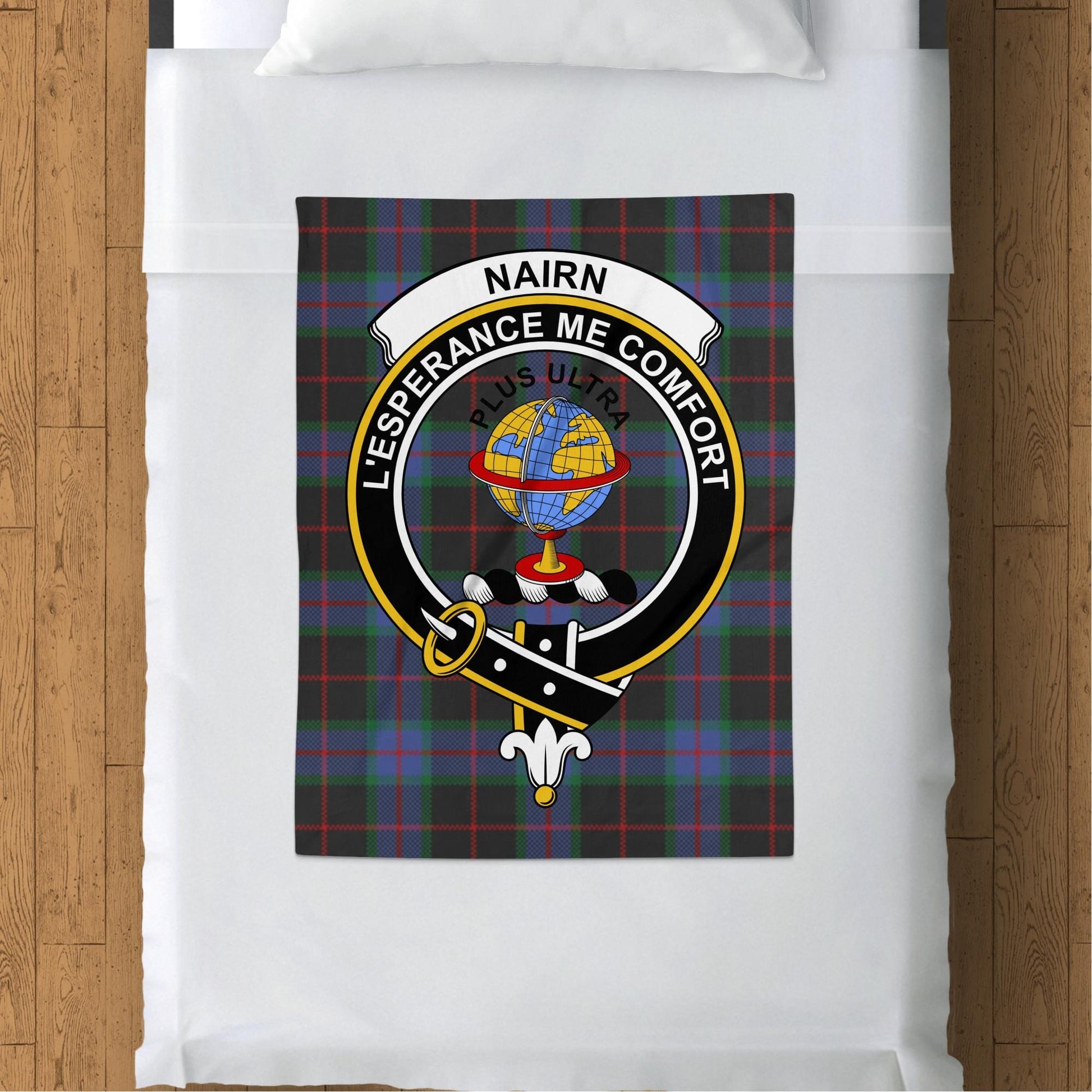 Scottish Clan Nairn Tartan Throw Blanket