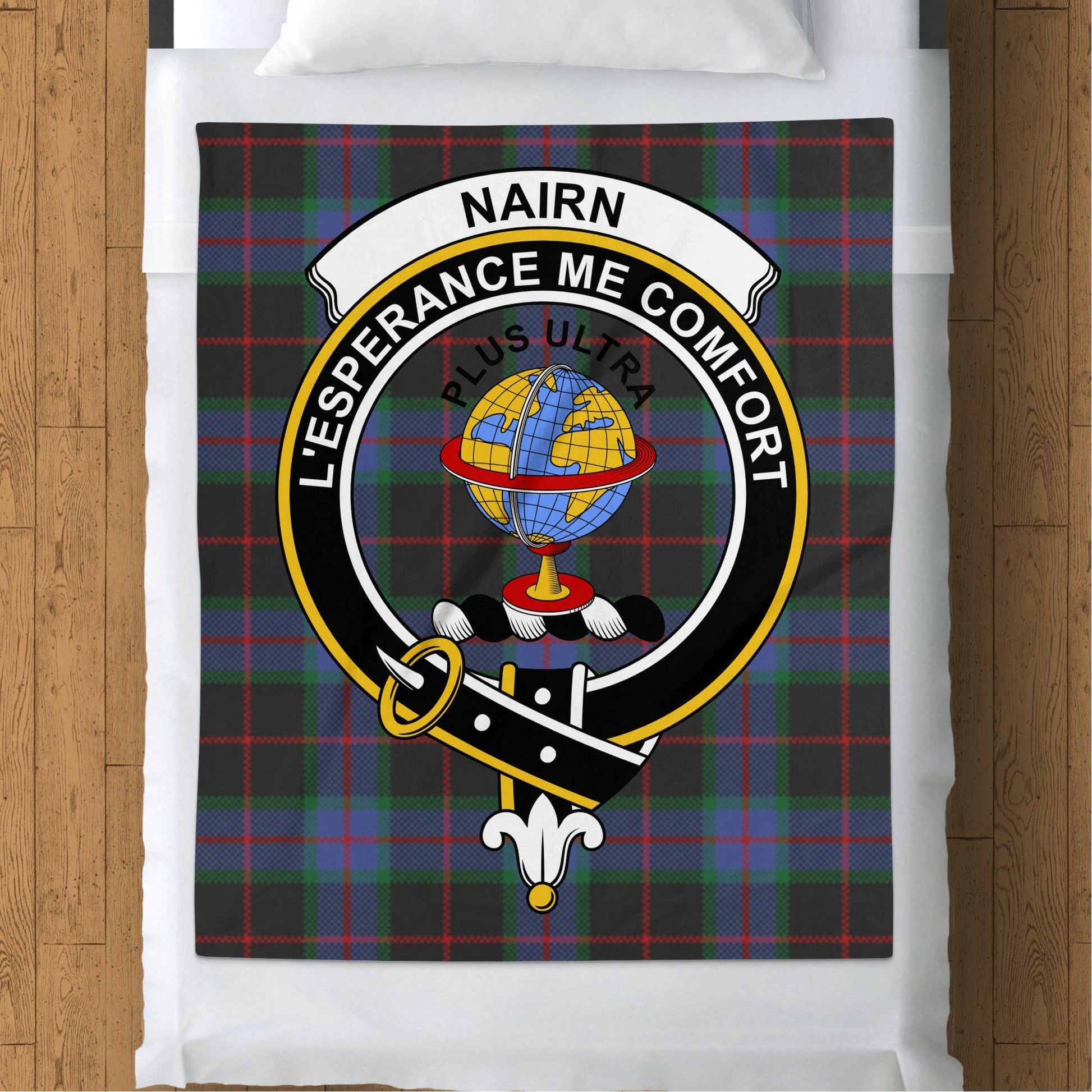 Scottish Clan Nairn Tartan Throw Blanket