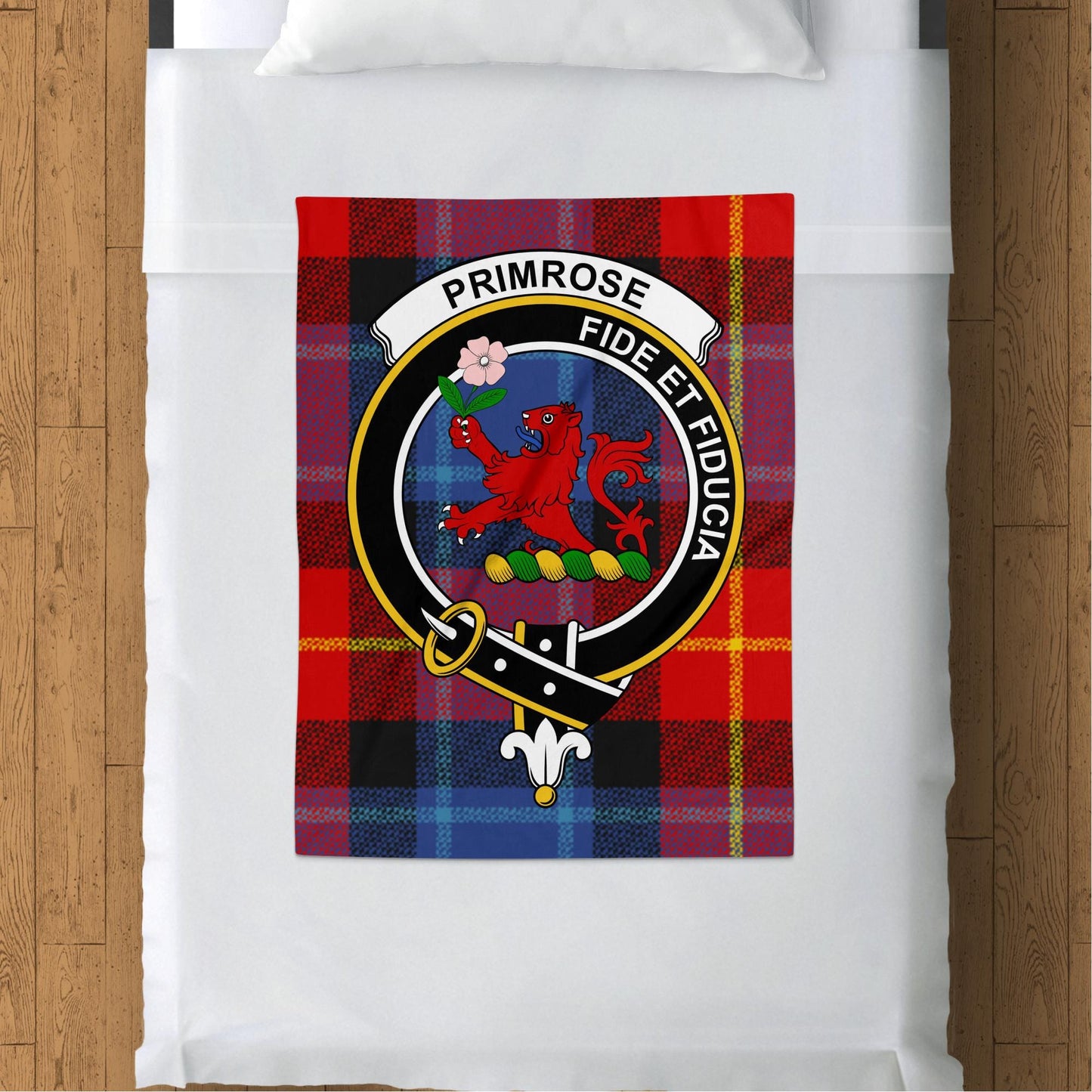 Scottish Clan Primrose Tartan Throw Blanket