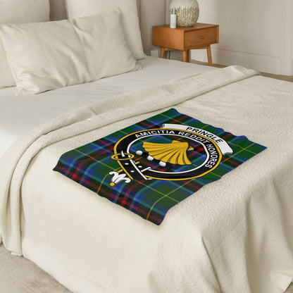 Scottish Clan Pringle Tartan Throw Blanket